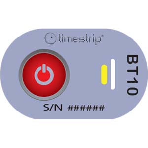 A Grey Blood Temp 10 With A Button To Activate And Two Windows To Indicate Breach And Activation