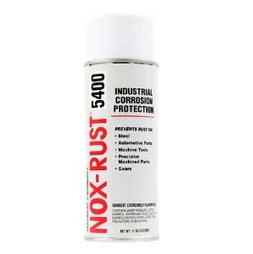 An Anti Rust Spray bottle, which says Nox-Rust 4500, industrial corrosion Protection